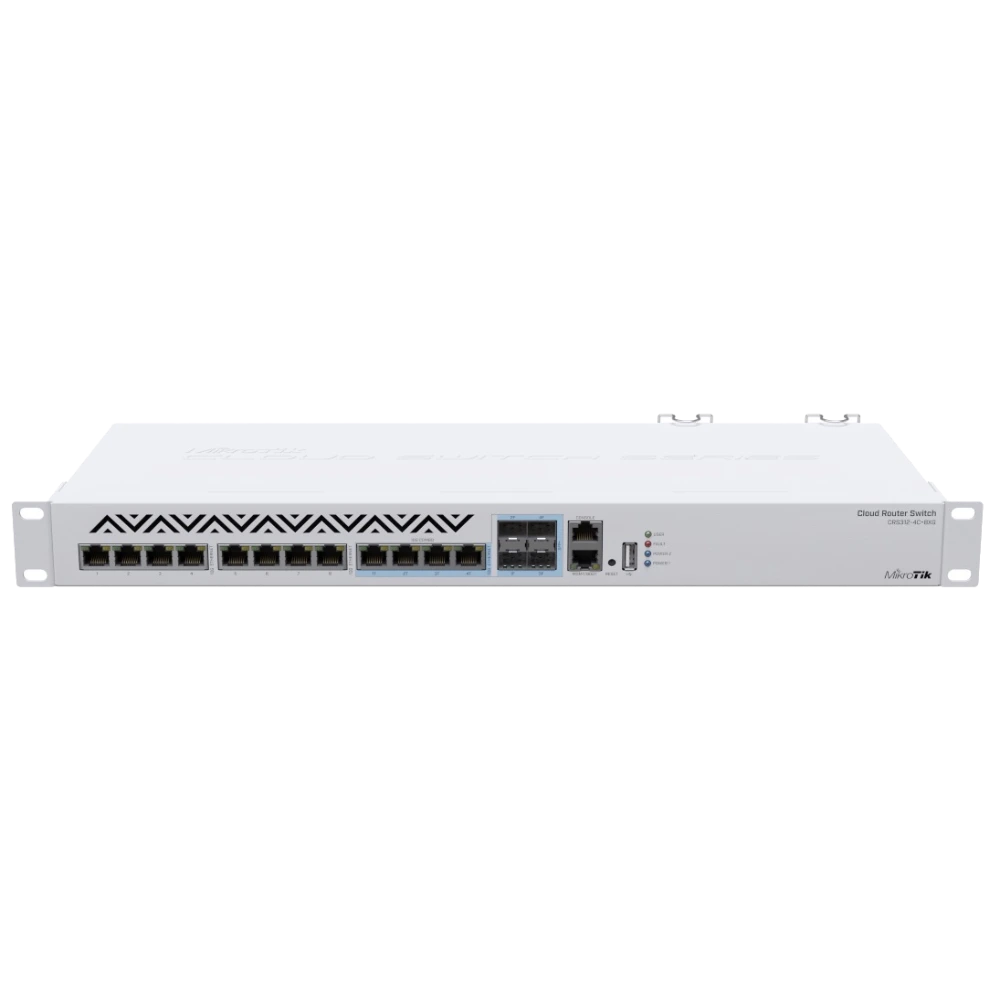 Комутатор MikroTik 312-4C+8XG-RM (CRS312-4C+8XG-RM)