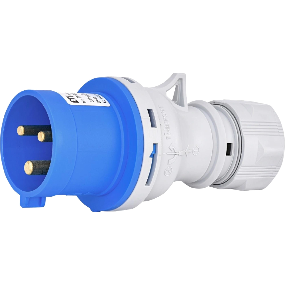 Вилка кабельна ETI ЕТІ EV-3232 IP44 32A 230V 2P+PE