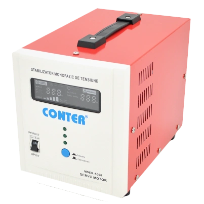 Стабілізатор напруги Conter MSER 5000 VA-V2/3750Вт однофазний сервопривід