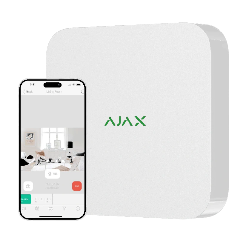 Відеореєстратор Ajax NVR (16ch) (8EU) white