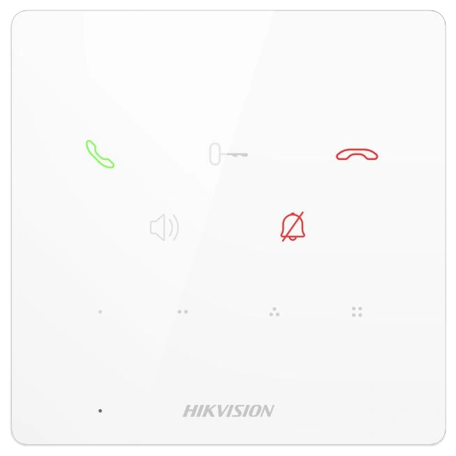 Аудіодомофон IP мережевий POE Hikvision DS-KH6000-E1/White