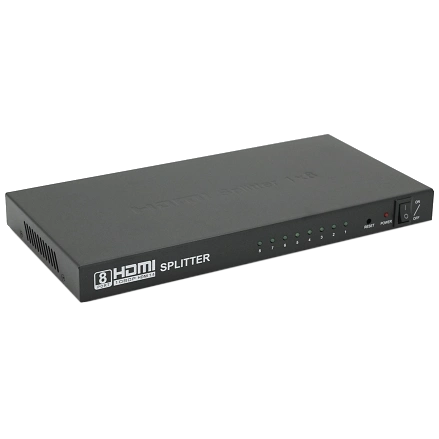Активний сплітер 1=>8 порти 4K, 2K, 3D, 1080Р DC5V/2A