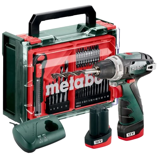 Акумуляторний шуруповерт Metabo PowerMaxx BS Basic Mobile Workshop (600080710)