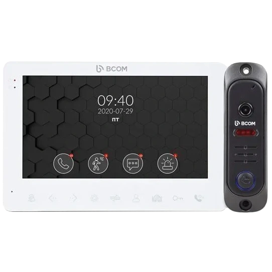 Комплект відеодомофона BCOM BD-780M White Kit