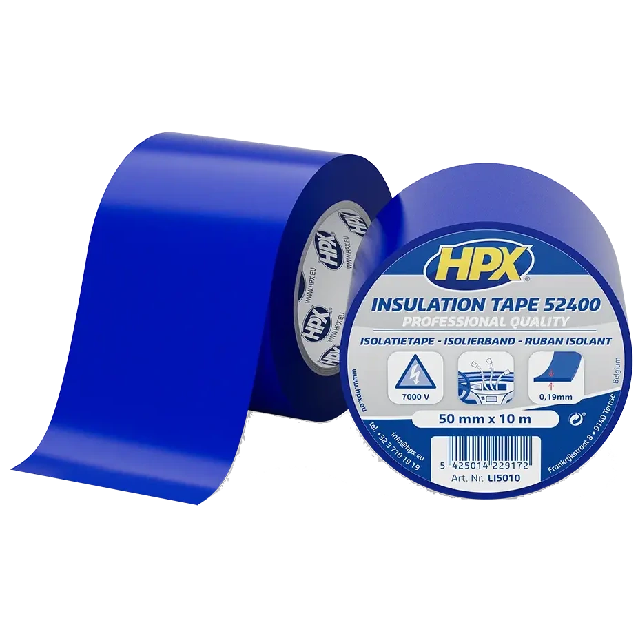 Стрічка ПВХ ізоляційна HPX LI5010 52400 50мм x 10м
