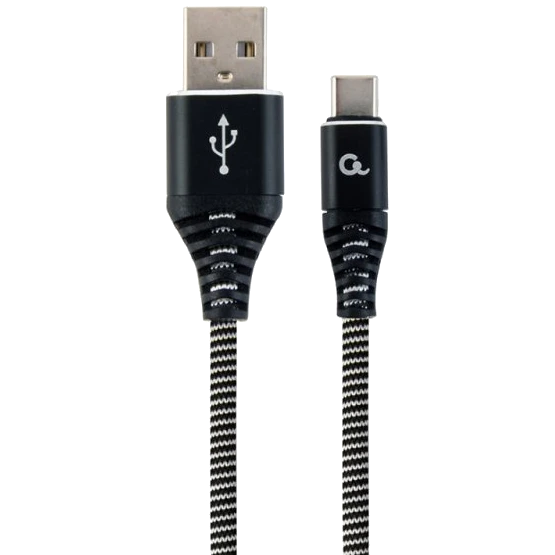 Кабель Cablexpert CC-USB2B-AMCM-1M-BW USB A - USB C 1м