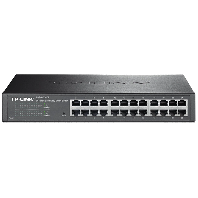 Комутатор 24 порти керований Tp-link TL-SG1024DE