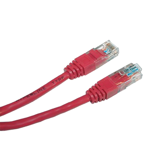 красний EServer Патч-корд E-server UTP, 0.5 м, кат. 5e