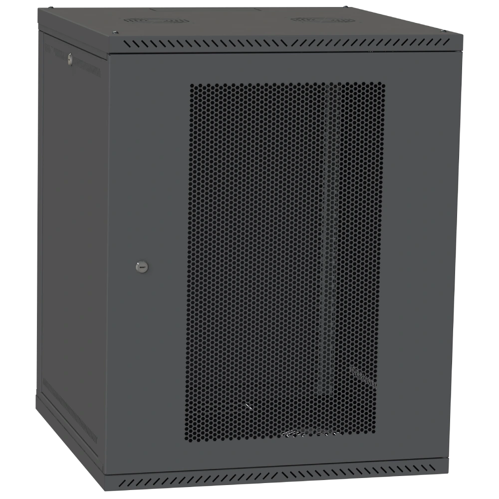 Шафа серверна IPCOM СН-18U 600х600 перфорація RAL9005