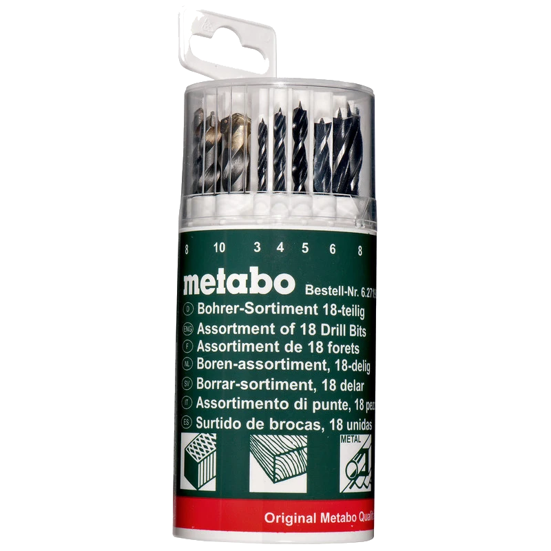 Набір свердел Metabo 18 предм. (627190000)