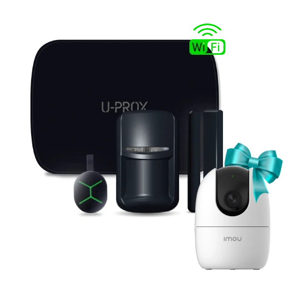 Комплект U-Prox MPX LE KF kit Black + IPC-K2EP-3H3W в подарунок