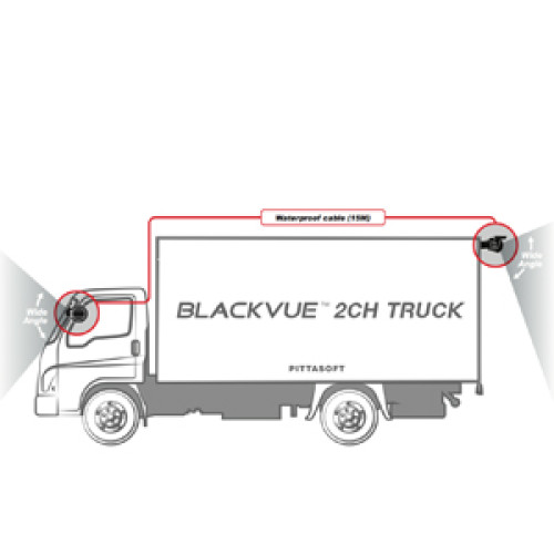 Blackvue DR750X-2CH TRUCK відеореєстратор PittaSoft Ltd — фото 4