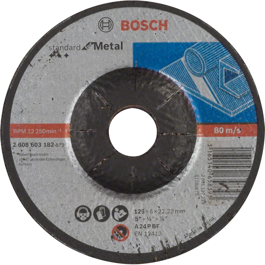 Обдирний круг для металу Bosch Standard for Metal 125x6x22.23 мм