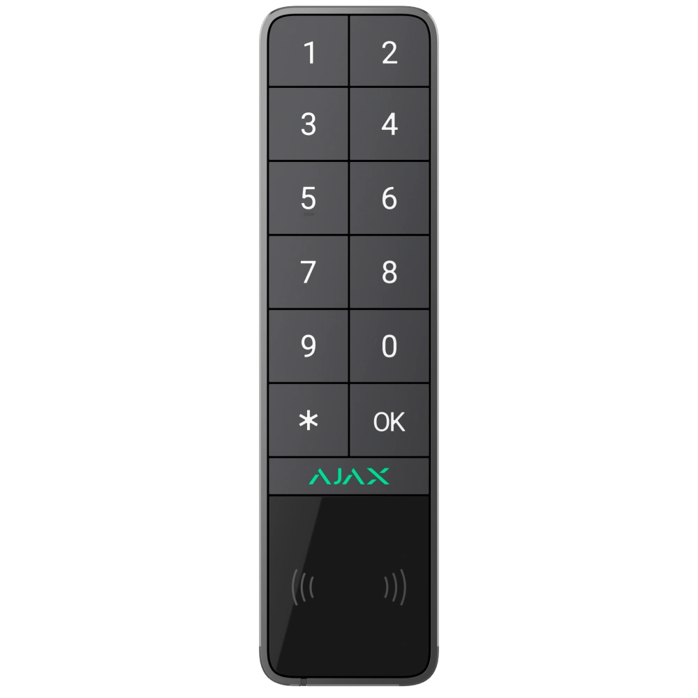 Бездротова клавіатура Ajax Keypad Outdoor graphite