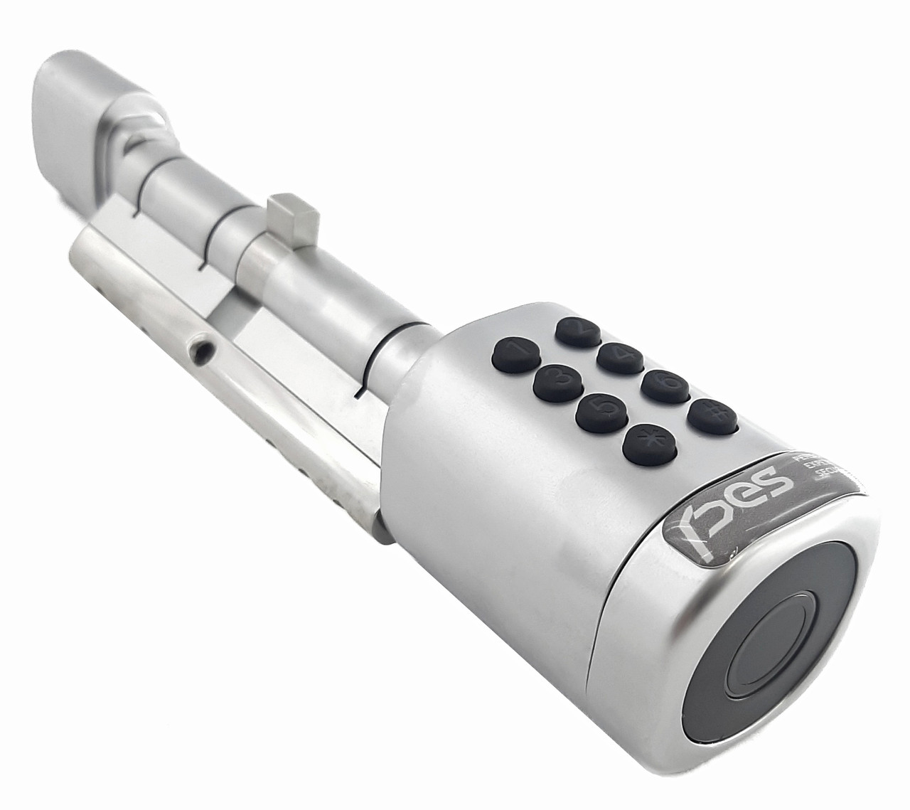 PES Cylinder Silver 55х50Т кодовий смарт-циліндр для замка — фото 2