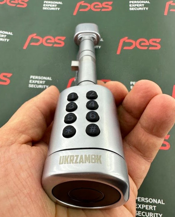 PES Cylinder Silver 55х50Т кодовий смарт-циліндр для замка — фото 9