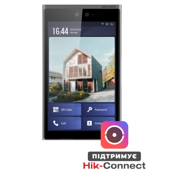 10.1-дюймова IP65 ＆ IK07 панель Hikvision DS-KD9633-E6
