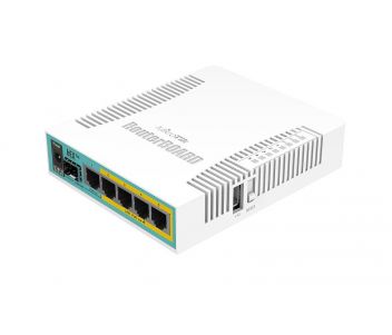 Маршрутизатор MikroTik hEX PoE (RB960PGS) 5-портовий PoE