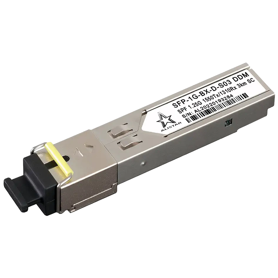 Модуль Alistar SFP-1G-BX-D-S03 SFP 1G 1SM WDM SC 3KM TX1550/RX1310nm DDM