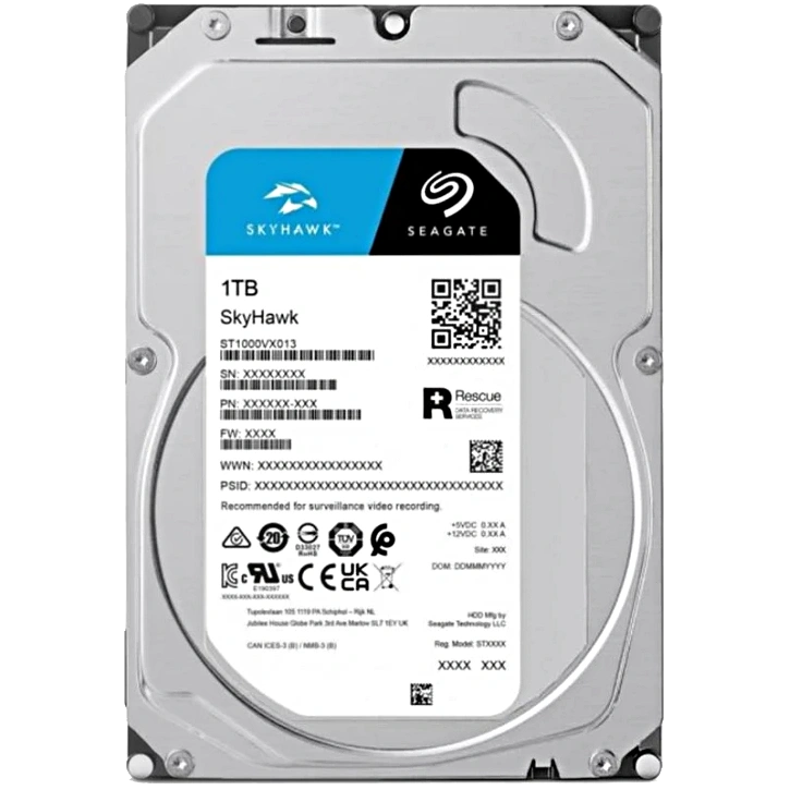 Жорсткий диск внутрішній Seagate SkyHawk ST1000VX013 1Тб