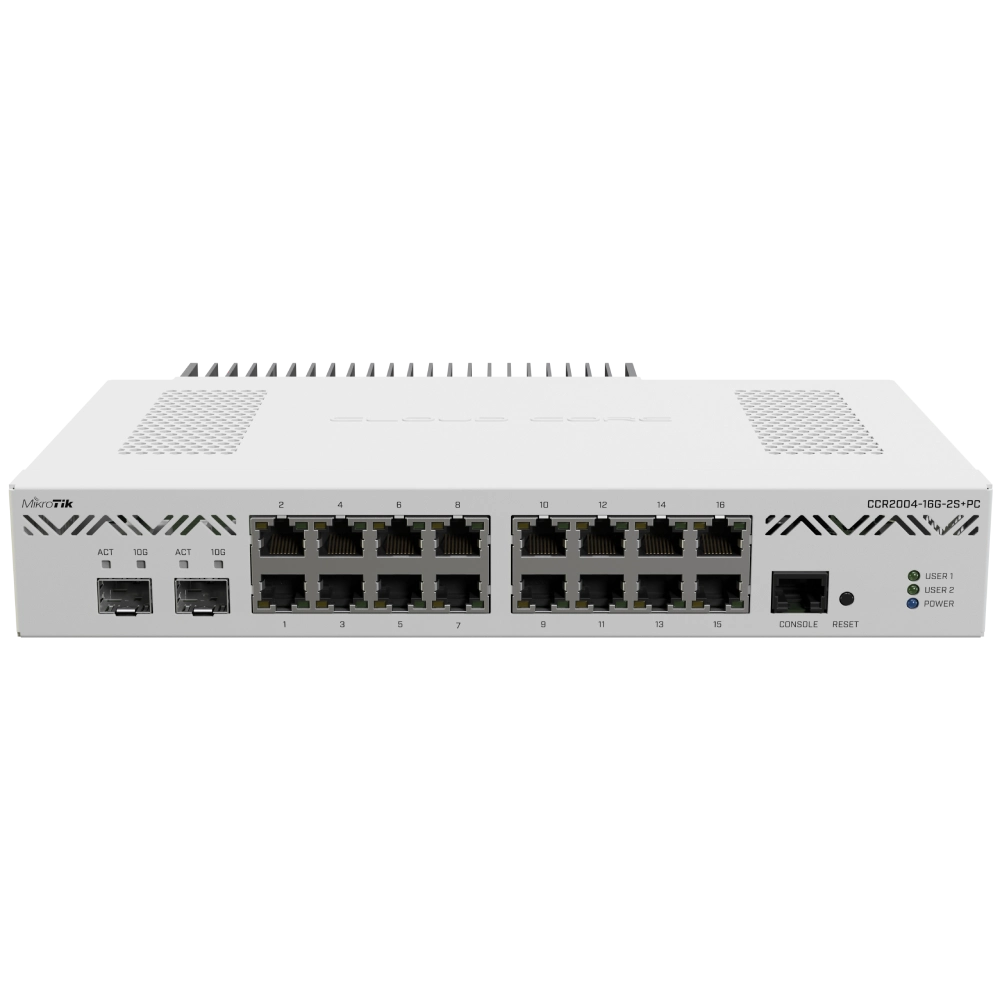 Маршрутизатор MikroTik CCR2004-16G-2S+PC