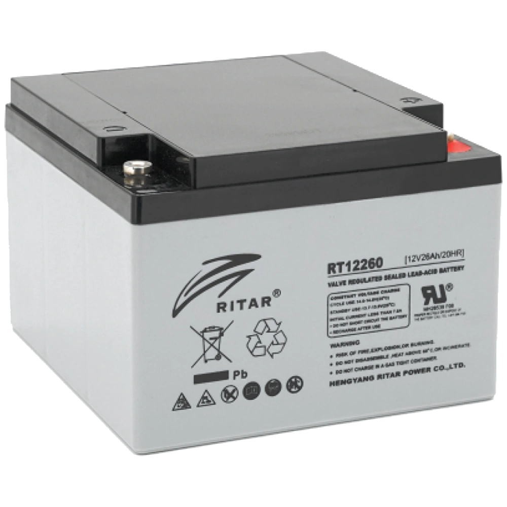 Акумуляторна батарея RITAR RT12260 (12V26AH)