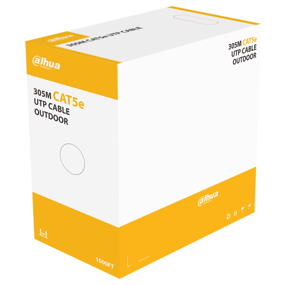 кабель зовнішній UTP CAT5e 305 м (0,50мм) Dahua DH-PFM920-5EU