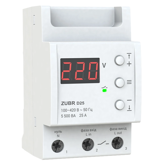 Реле напруги Zubr D25