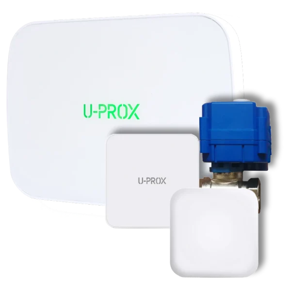 Бездротовий комплект запобігання затоплення U-Prox DN15 White