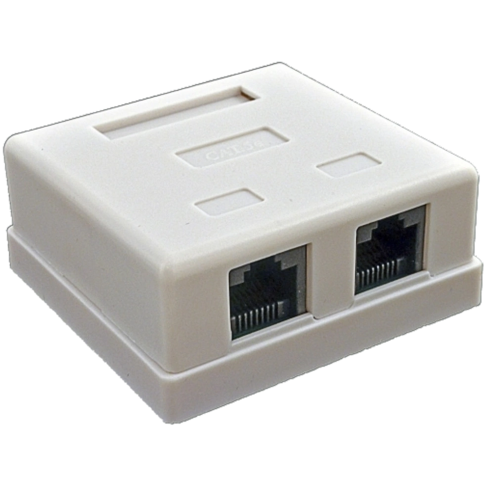 Розетка Kingda 2хRJ45 UTP