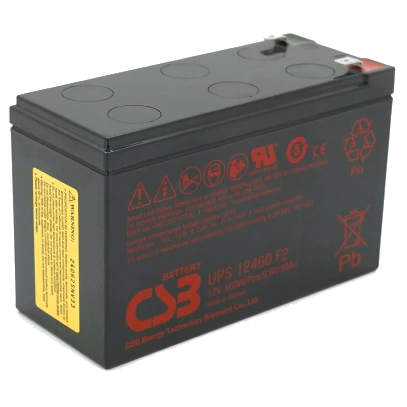 Свинцево-кислотна акумуляторна батарея CSB UPS12460F2 9А•г 12В