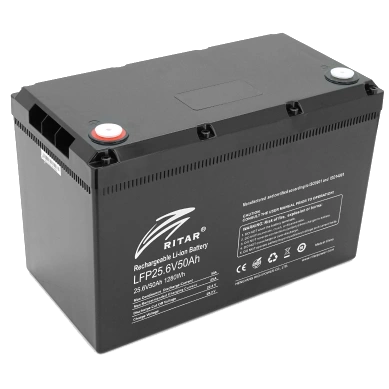 Літієва акумуляторна батарея RITAR LFP25.6V50Ah 25.6В 50А•год 50А