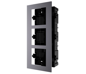 Врізна монтажна рамка на 3 модулі Hikvision DS-KD-ACF3/Plastic
