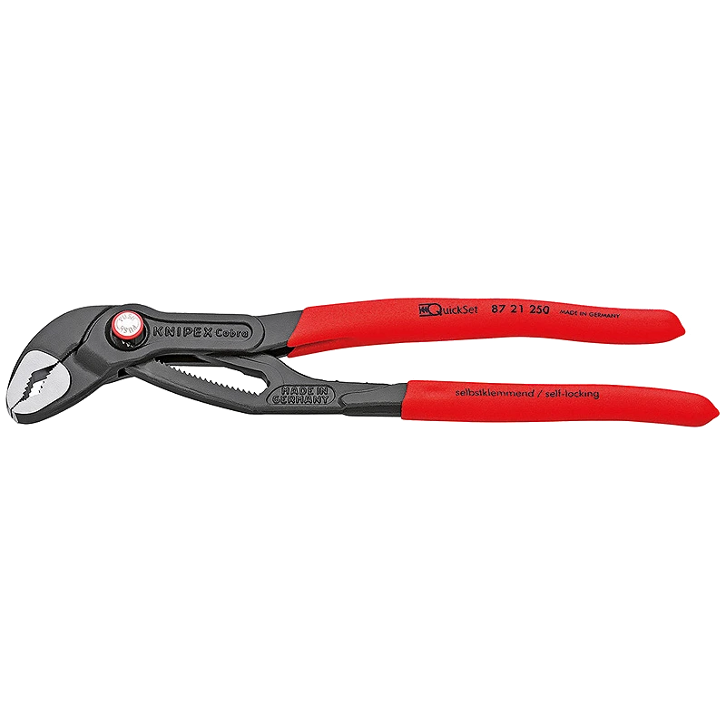 Cантехнічні кліщі Knipex 87 21 250 QuickSet (з автоспуском)
