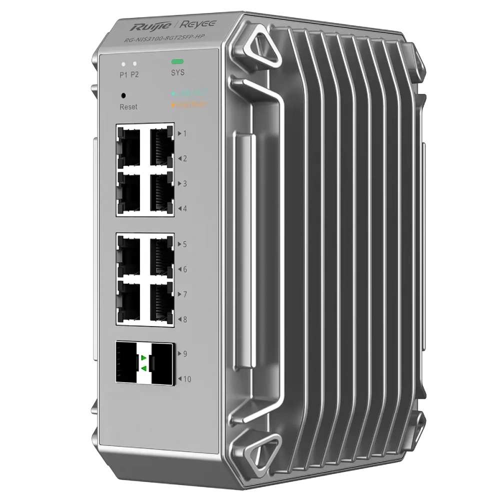 Комутатор 10 портів керований Ruijie RG-NIS3100-8GT2SFP-HP