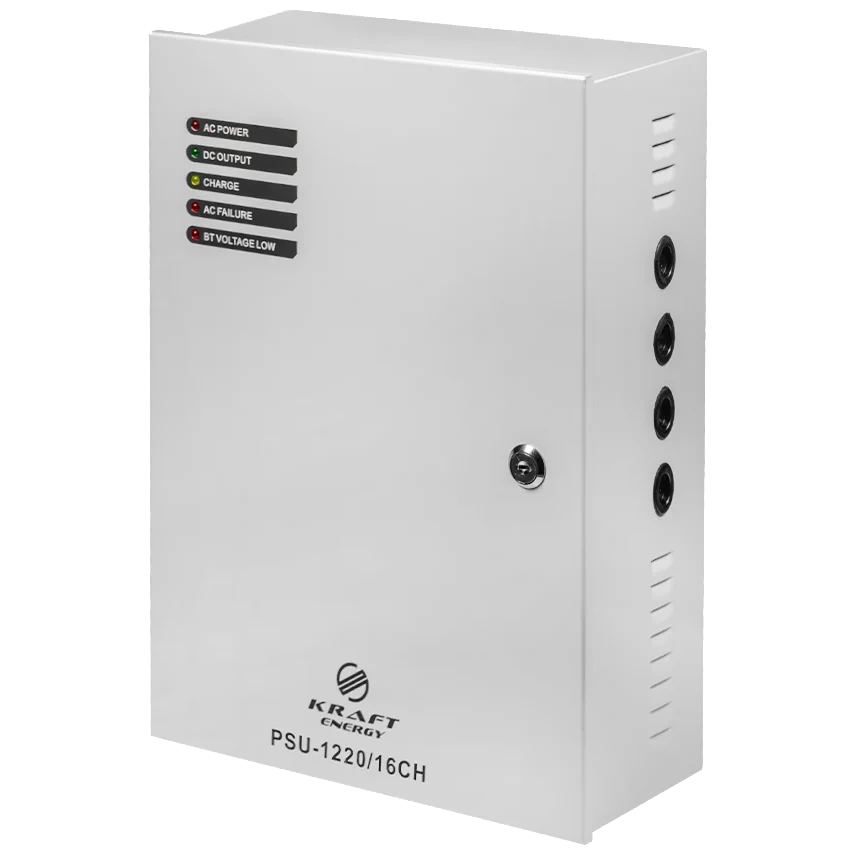 ББЖ 16-ти канальний Kraft PSU-1220/16CH 12V 20А