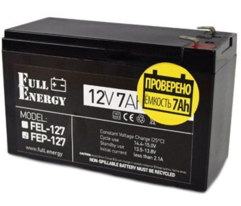 Свинцево-кислотна акумуляторна батарея Full Energy FEP-127 7А•г 12В