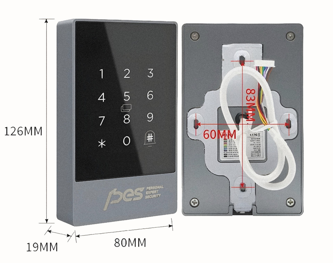 PES KeyPad контролер доступу з кодовою клавіатурою — фото 2
