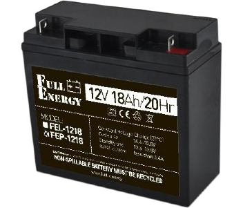 Свинцево-кислотна акумуляторна батарея Full Energy FEP-1218 18 А•г 12В