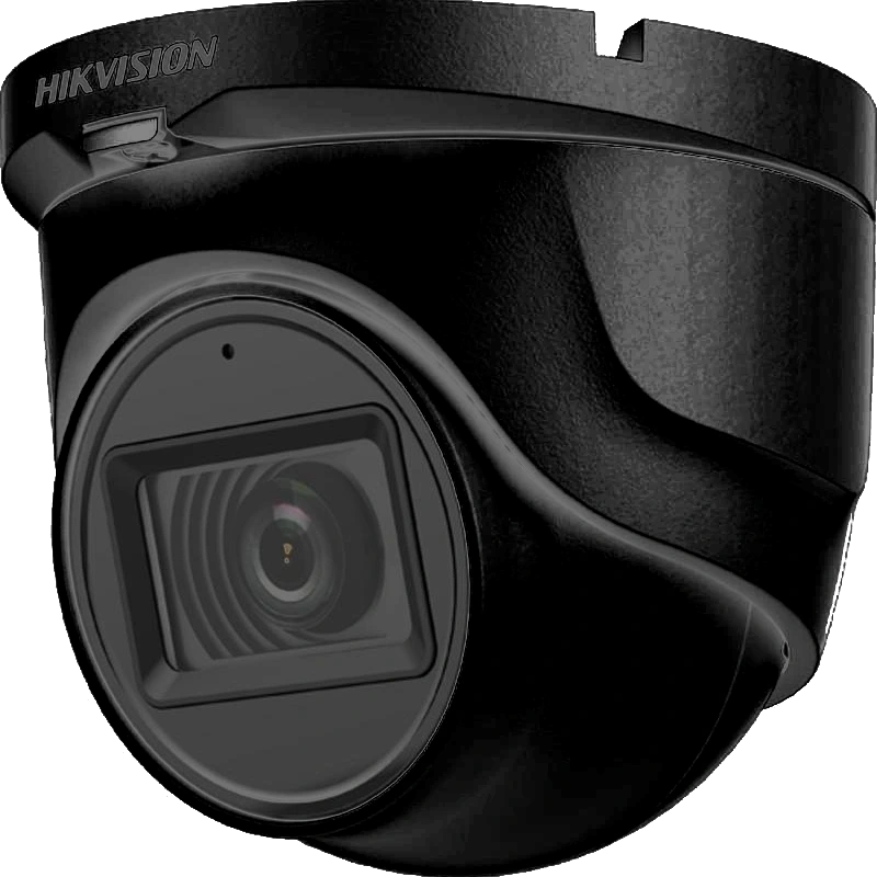 Turbo HD відеокамера Hikvision DS-2CE76H0T-ITMFS (Black)(AVINET) 5МП (2.8мм) з мікрофоном