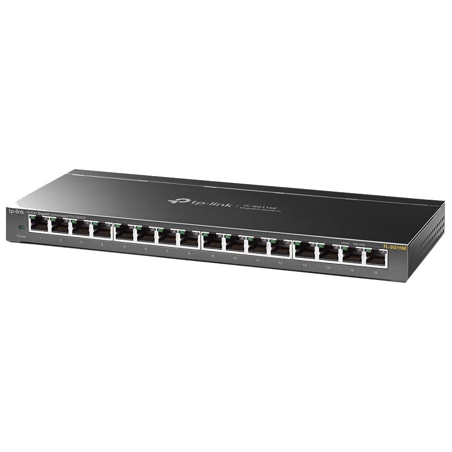 Комутатор 16 портів некерований Tp-link TL-SG116E 1000M