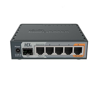 Маршрутизатор MikroTik hEX S (RB760iGS) 5-портовий
