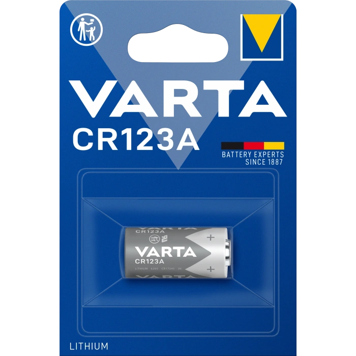 Батарейка Varta CR123A VARTA BLI 1 LITHIUM