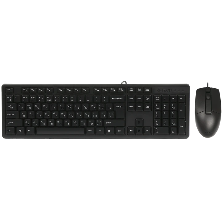 Комплект клавіатура+мишка A4Tech KK-3+OP-330 USB