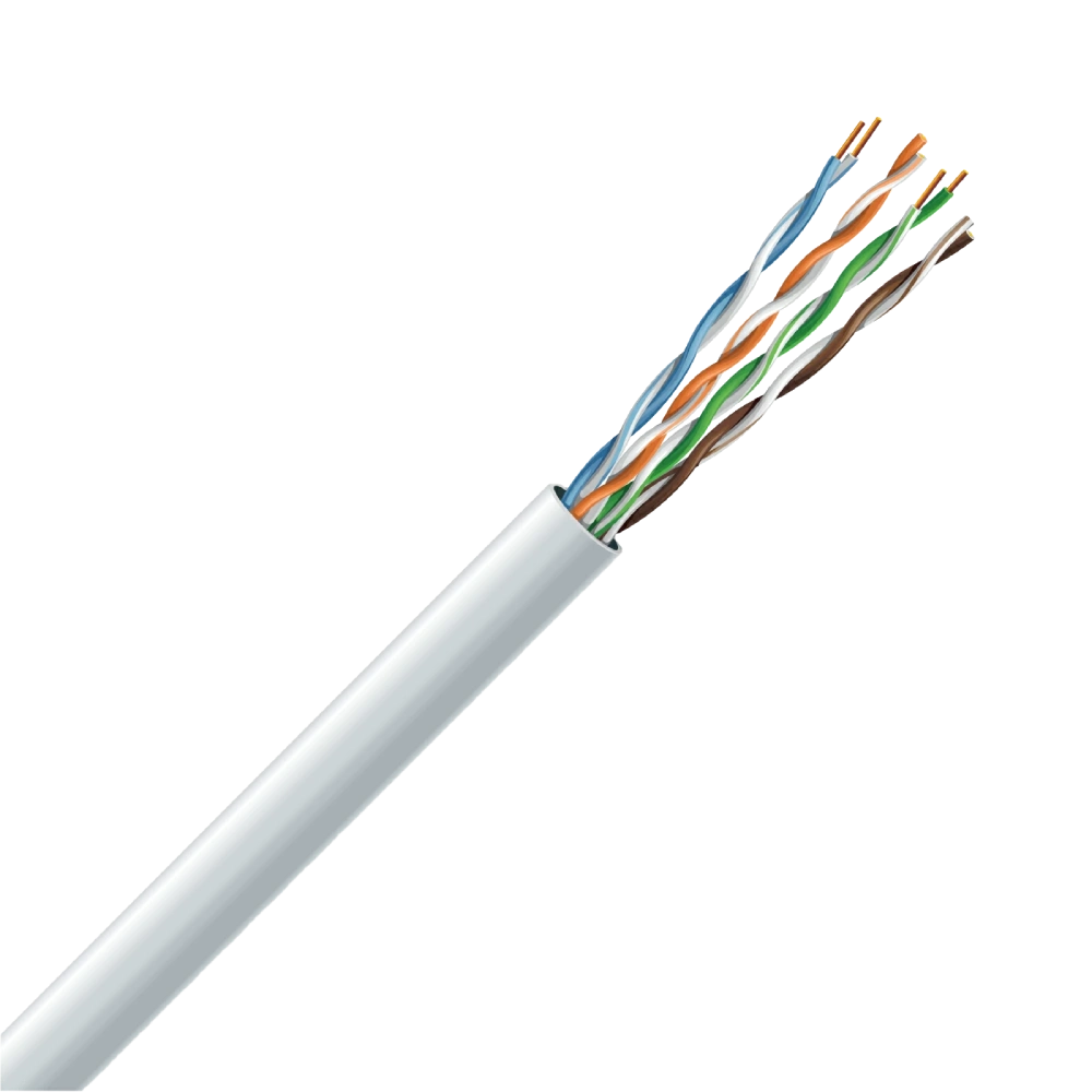 мідь внутрішній ЗЗКМ Кабель Cat. 5e U/UTP 4х2х24 AWG, бухта 305м.(7091001)