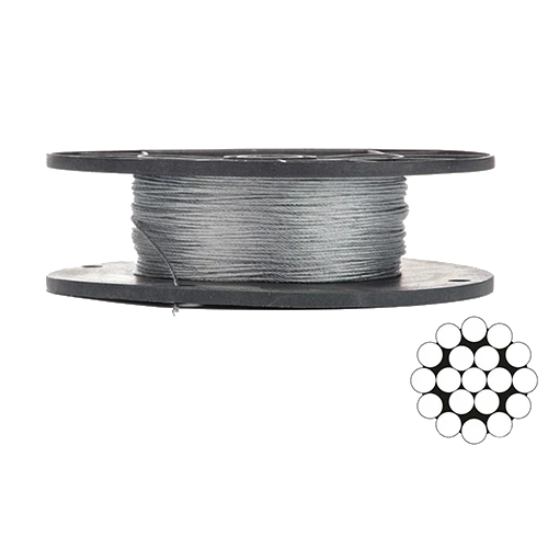 Трос оцинкований APRO 1мм DIN 3053 (1x19) бухта 200м