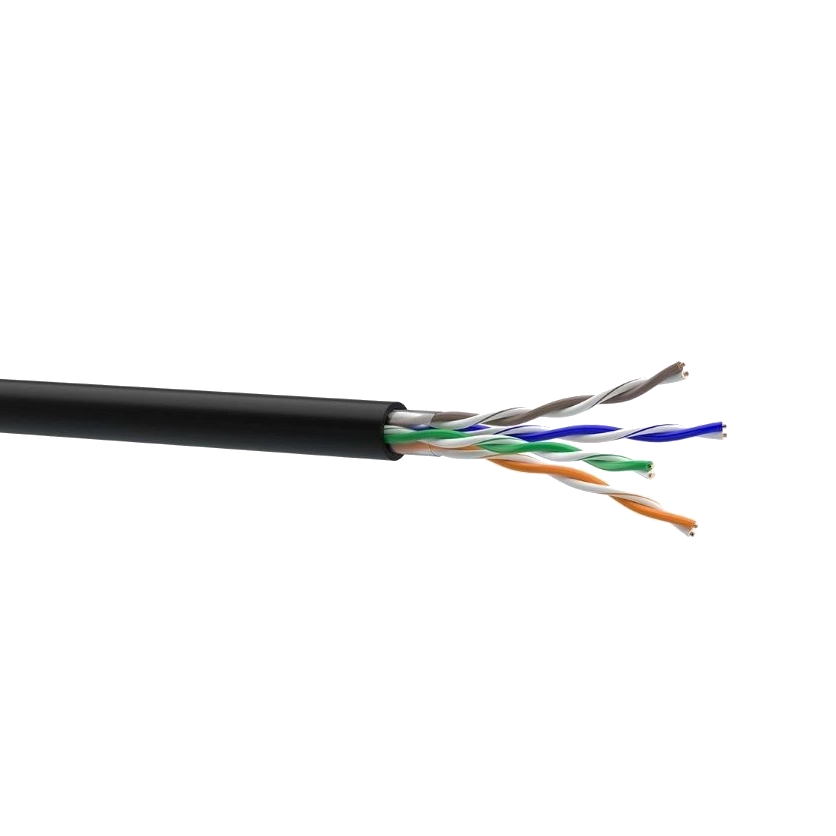 мідь зовнішній ЗЗКМ Кабель Cat. 5e U/UTP 4x2x24 AWG PE (К)(70910031) бухта 500м.
