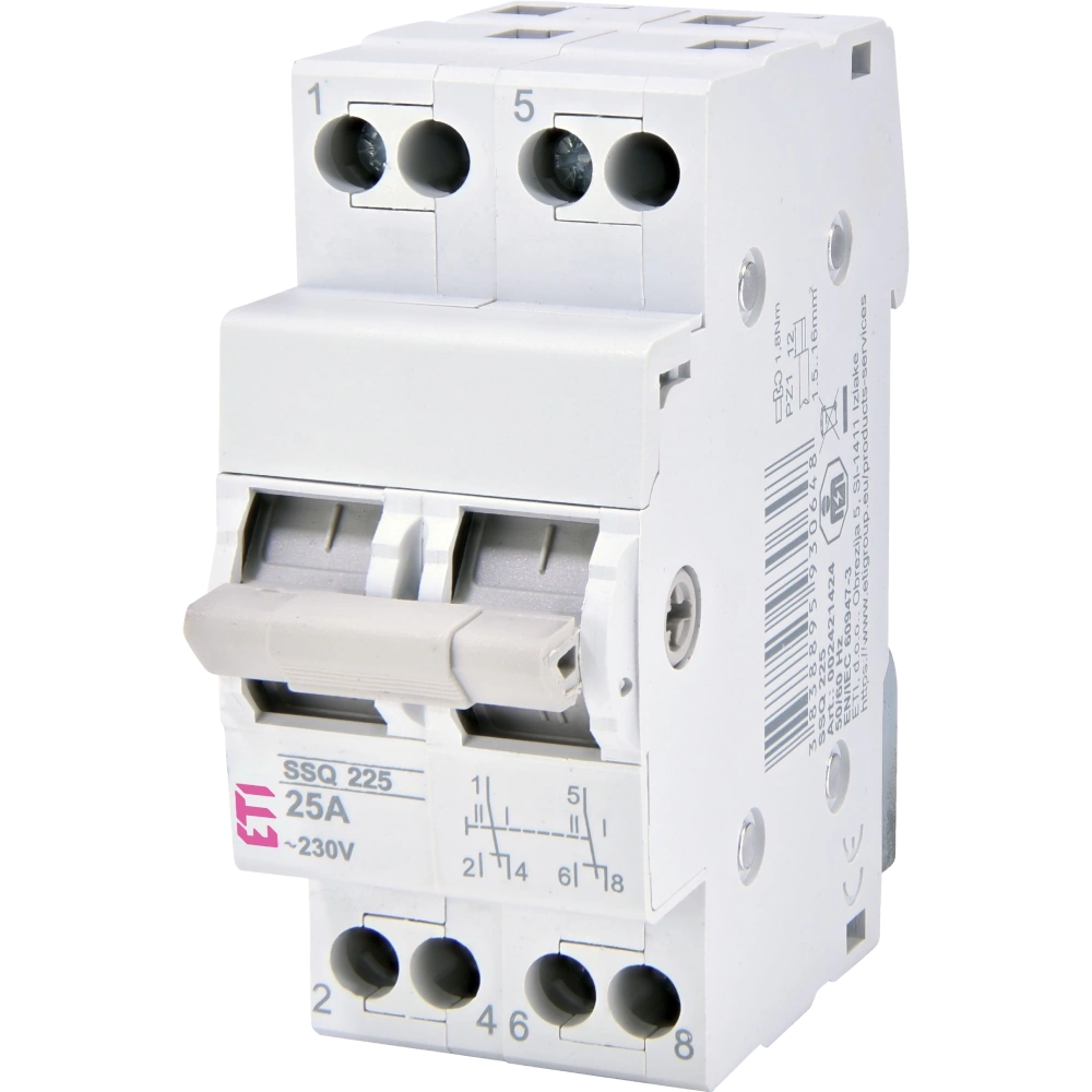 Перемикач навантаження ETI ЕТІ SSQ 240 "1-0-2", 2p 40A