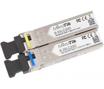 1.25Гб комплект SFP модулів (Rx / Tx) MikroTik S-35LC20D (S-3553LC20D)