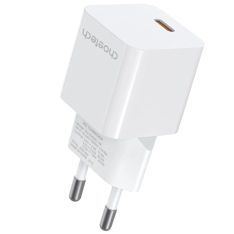 Адаптер Choetech PD5010 mini White PD20W GAN USB-C
